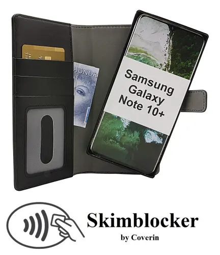 Coverin Skimblocker Magneettikotelo Samsung Galaxy Note 10 Plus (N975F/DS)