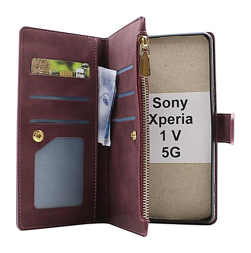 billigamobilskydd.se XL Standcase Luksuskotelo puhelimeen Sony Xperia 1 V 5G (XQ-DQ72)