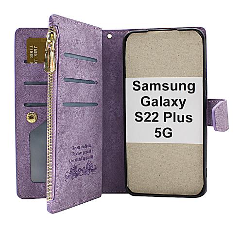 billigamobilskydd.se XL Standcase Luksuskotelo puhelimeen Samsung Galaxy S22 Plus 5G (SM-S906B/DS)