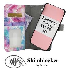 Coverin Skimblocker Design Magneettilompakko Samsung Galaxy S21 FE 5G