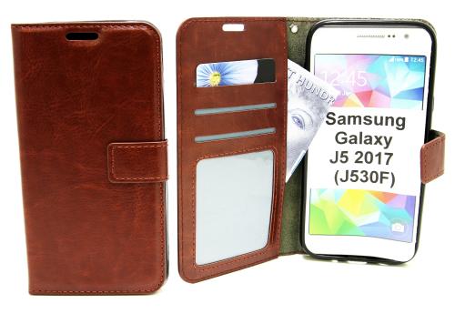 billigamobilskydd.se Crazy Horse Lompakko Samsung Galaxy J5 2017 (J530FD)