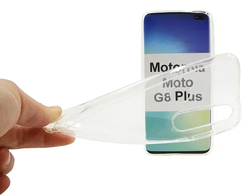 billigamobilskydd.se Ultra Thin TPU Kotelo Motorola Moto G8 Plus