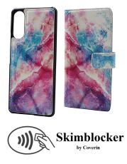 Coverin Skimblocker Design Magneettilompakko Sony Xperia 10 II (XQ-AU51 / XQ-AU52)