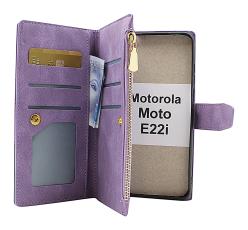 billigamobilskydd.se XL Standcase Luksuskotelo puhelimeen Motorola Moto E22i