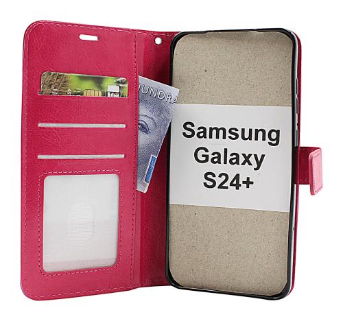 billigamobilskydd.se Crazy Horse Lompakko Samsung Galaxy S24 Plus 5G (SM-S926B/DS)