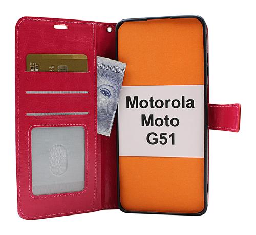 billigamobilskydd.se Crazy Horse Lompakko Motorola Moto G51