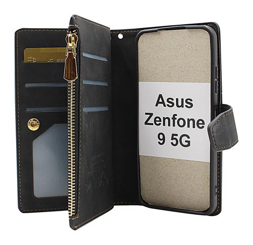 billigamobilskydd.se XL Standcase Luksuskotelo puhelimeen Asus Zenfone 9 5G