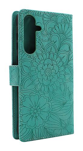 billigamobilskydd.se Flower Standcase Wallet Samsung Galaxy A55 5G
