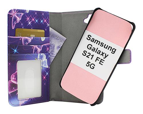 Coverin Skimblocker Design Magneettilompakko Samsung Galaxy S21 FE 5G