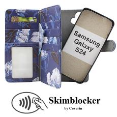 Coverin Skimblocker XL Magnet Designwallet Samsung Galaxy S24 5G (SM-S921B/DS)