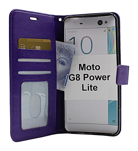 billigamobilskydd.se Crazy Horse Lompakko Motorola Moto G8 Power Lite