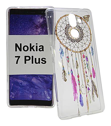 billigamobilskydd.se TPU-Designkotelo Nokia 7 Plus