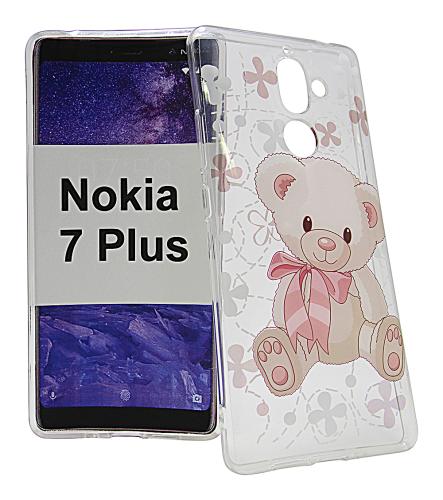 billigamobilskydd.se TPU-Designkotelo Nokia 7 Plus
