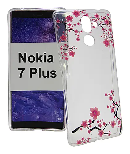 billigamobilskydd.se TPU-Designkotelo Nokia 7 Plus