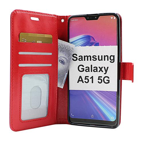 billigamobilskydd.se Crazy Horse Lompakko Samsung Galaxy A51 5G (A516B/DS)