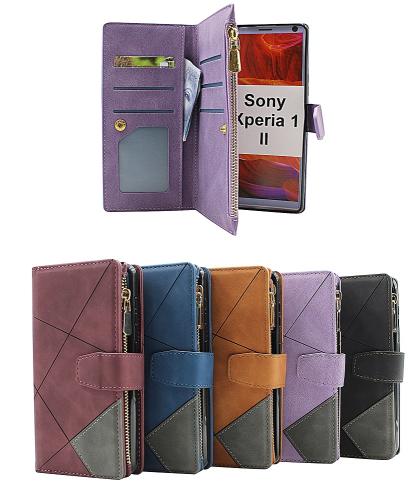 billigamobilskydd.se XL Standcase Luksuskotelo puhelimeen Sony Xperia 1 II (XQ-AT51 / XQ-AT52)