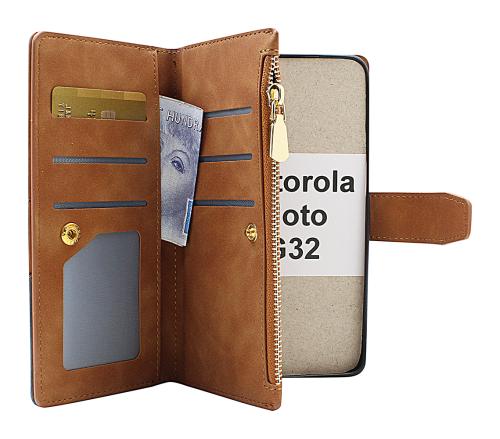 billigamobilskydd.se XL Standcase Luksuskotelo puhelimeen Motorola Moto G32