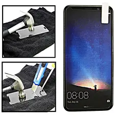 billigamobilskydd.se N&auml;yt&ouml;nsuoja karkaistusta lasista Huawei Mate 10 Lite