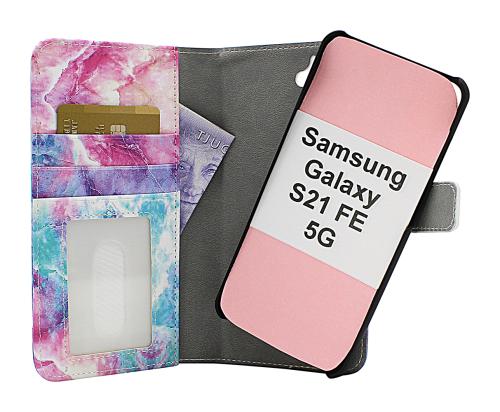 Coverin Skimblocker Design Magneettilompakko Samsung Galaxy S21 FE 5G