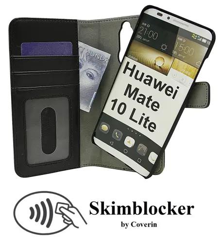 Coverin Skimblocker Magneettikotelo Huawei Mate 10 Lite