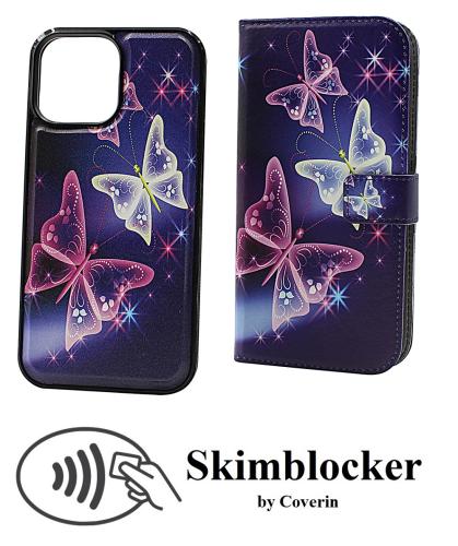 Coverin Skimblocker Design Magneettilompakko iPhone 13 Pro Max (6.7)