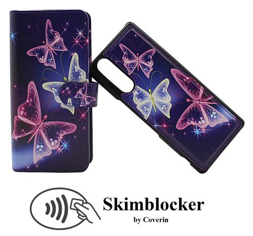 Coverin Skimblocker XL Magnet Designwallet Sony Xperia 5 (J9210)