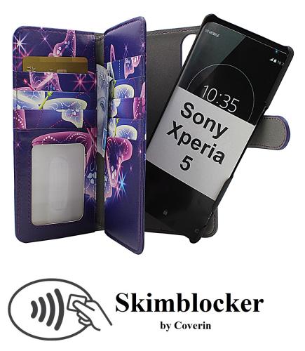 Coverin Skimblocker XL Magnet Designwallet Sony Xperia 5 (J9210)
