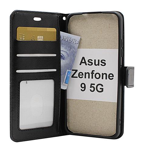 billigamobilskydd.se Crazy Horse Lompakko Asus Zenfone 9 5G