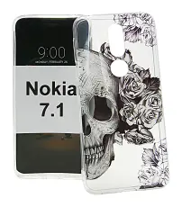 billigamobilskydd.se TPU-Designkotelo Nokia 7.1
