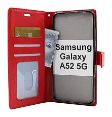 billigamobilskydd.se Crazy Horse Lompakko Samsung Galaxy A52 / A52 5G / A52s 5G