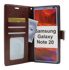 billigamobilskydd.se Crazy Horse Lompakko Samsung Galaxy Note 20 5G (N981B/DS)