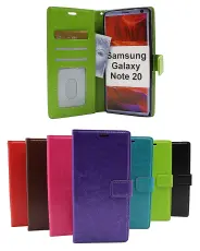 billigamobilskydd.se Crazy Horse Lompakko Samsung Galaxy Note 20 5G (N981B/DS)
