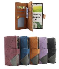 billigamobilskydd.se XL Standcase Luksuskotelo puhelimeen Samsung Galaxy A71 (A715F/DS)