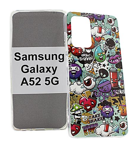 billigamobilskydd.se TPU-Designkotelo Samsung Galaxy A52 / A52 5G / A52s 5G