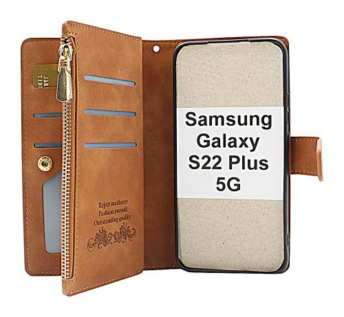 billigamobilskydd.se XL Standcase Luksuskotelo puhelimeen Samsung Galaxy S22 Plus 5G (SM-S906B/DS)