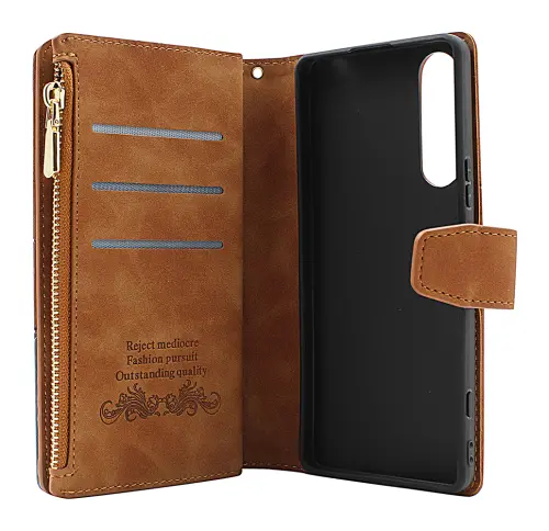 billigamobilskydd.se XL Standcase Luksuskotelo puhelimeen Sony Xperia 5 IV 5G