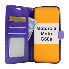 Coverin Crazy Horse Lompakko Motorola Moto G60s