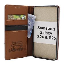billigamobilskydd.se Samsung Galaxy S24 / S25 Premium Lompakkokotelo Slim