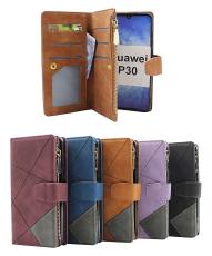 billigamobilskydd.se XL Standcase Luksuskotelo puhelimeen Huawei P30 (ELE-L29)