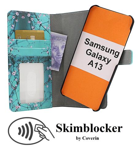 Coverin Skimblocker Design Magneettilompakko Samsung Galaxy A13 (A135F/DS)