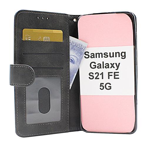 billigamobilskydd.se Zipper Standcase Wallet Samsung Galaxy S21 FE 5G (SM-G990B)