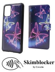 Coverin Skimblocker Design Magneettilompakko Samsung Galaxy A02s