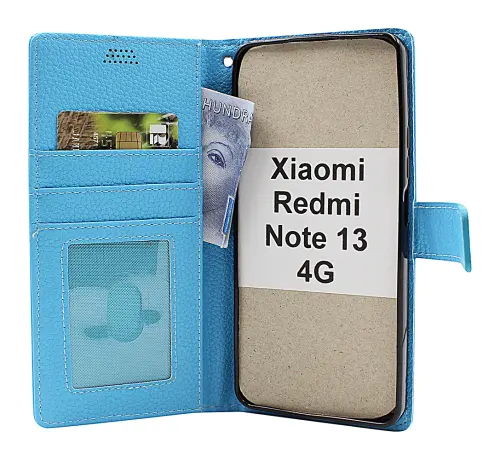 billigamobilskydd.se New Jalusta Lompakkokotelo Xiaomi Redmi Note 13 4G