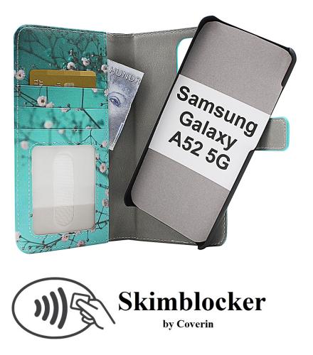 Coverin Skimblocker Design Magneettilompakko Samsung Galaxy A52 / A52 5G / A52s 5G