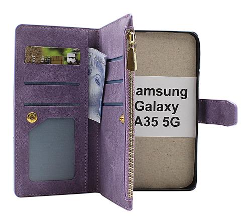 billigamobilskydd.se XL Standcase Luksuskotelo puhelimeen Samsung Galaxy A35 5G