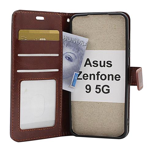 billigamobilskydd.se Crazy Horse Lompakko Asus Zenfone 9 5G