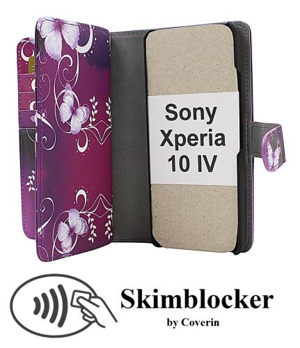 Coverin Skimblocker XL Magnet Designwallet Sony Xperia 10 IV 5G (XQ-CC54)