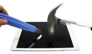 billigamobilskydd.se N&auml;yt&ouml;nsuoja karkaistusta lasista Apple iPad 9.7