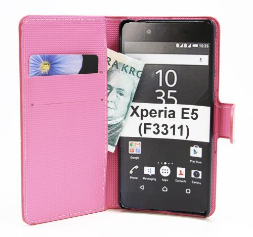 billigamobilskydd.se Kuviolompakko Sony Xperia E5 (F3311)