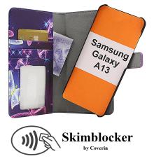 Coverin Skimblocker Design Magneettilompakko Samsung Galaxy A13 (A135F/DS)